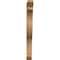 Ekena Millwork Funston Slat Smooth Bracket, Western Red Cedar, 3 1/2"W x 26"D x 38"H BKT04X26X38FST06SWR - alternate 2